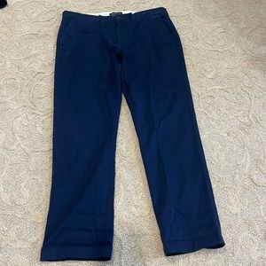 Like new navy slacks from j crew mercantile 36x32